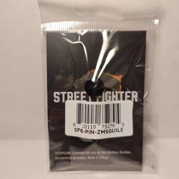 COPY - Street Fighter Guile Limited Edition Collectible Pin - Picture 3 of 3